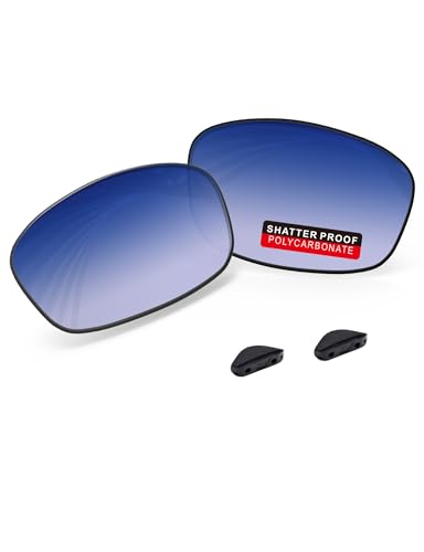 Image of PRO+ Polycarbonate Replacement Lenses & Nose Pads for Oakley Fives Squared(4+1) OO9238 Sunglasses