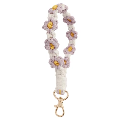 hautllaif Handgewebter Schlüsselanhänger – Boho...