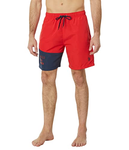 U.S. Polo Assn. USPA Color-Block Swim Shorts