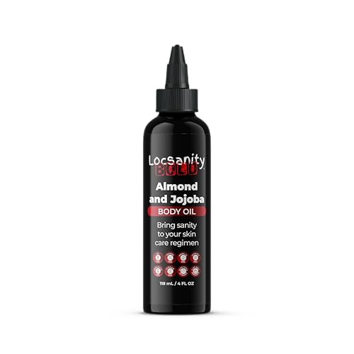 Locsanity Men's Body Oil, Jojoba Seed, Sweet Almond, Extra Virgin Olive, Coconut, Apricot Seed, Grapeseed, Marula, Aloe Vera 4oz image 5