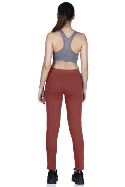 Image of Women's Straight Fit Ankle Length Cotton Track Pant