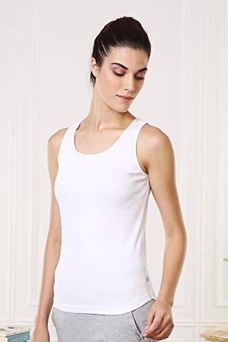 Image of Van Heusen Women's 100% Cotton Tank Top | Super Combed Cotton | Breathable Fabric | Anti-Bacterial Tech | Color Fresh Technology | Keeps You Fresh | Sweat Absorbent | Everyday Comfort | Style 11201 | Available in Pack of 1 & 2