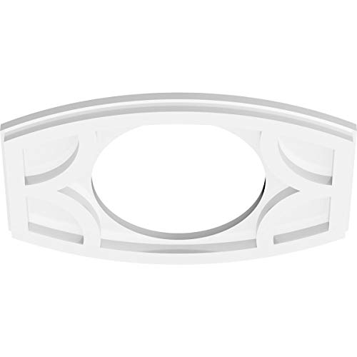 Image of Ekena Millwork CMP14X9KY-07000 Kailey Architectural Grade PVC Contemporary Urethane Ceiling Medallions 14 inchW x 9 3 /8 inchH x 7 inchID x 7 1 /2 inchC x 1 inchP