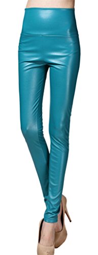 Sosite women faux leather skinny party clubwear pants pencil trou…