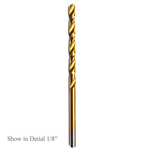 Bostal DBMS60 60Pcs Drill Bits Set 1/8 1/16 3/64 5/64 3/32 7/64 Micro Drill Twist Drill Bit Set Jobbers Length Mini Micro Drill Perfect Use thumb #4