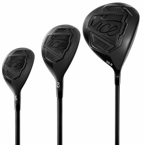 Vice Golf Boost Plus Men's Wood Set (Driver, 3 Wood, Hybrid)