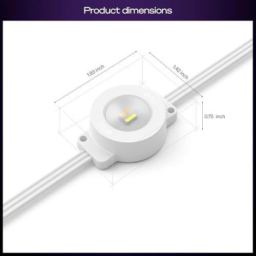 Philips Hue Festavia Permanent Outdoor String Lights, 80 Lights, 150ft - image 8