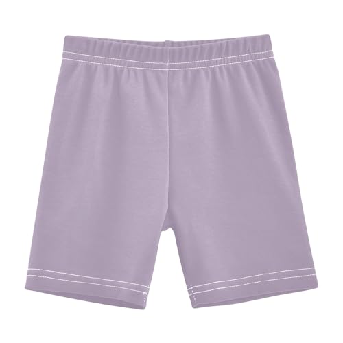 CHIFIGNO Light Violet Cartwheel Shorts Girls' Bike Shorts Under Dress Dance Short Girls Clothes Size 10