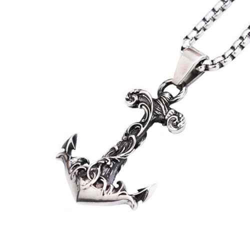 Amulette nordique vintage : le collier robuste qui ne ternit pas pour homme
