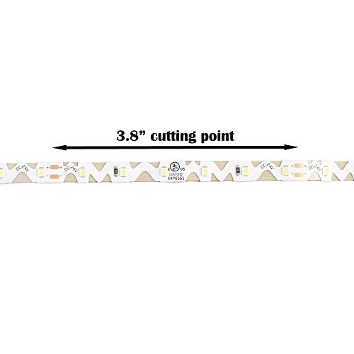 Tira LED 24V S Forma Blanco Cálido 2700K para interior miniatura 7