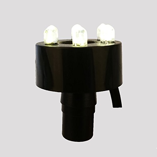 Köhko komplette Beleuchtungstechnik für Springbrunnen inkl. LED-Ring, Zuleitung und Trafo Warmweiß 29002