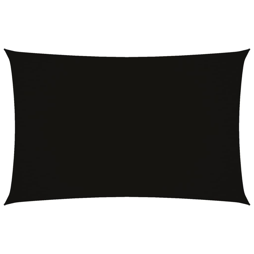 vidaXL Sunshade Sail Sun Sail Tarp Sunscreen Patio Shade Outdoor Sunshade Shade Canopy Garden Balcony Oxford Fabric Rectangular 2x4.5 m Black — image 1