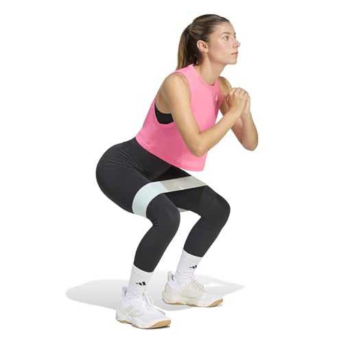 Image of adidas Womens Train Essentials Boxy Workout Tank Casual - Black