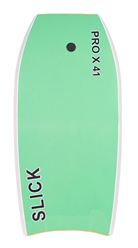 GYN Trade Heat Sealed Legendary Pro X Bodyboard Hard Slick Printed (Orange/Green, 45")