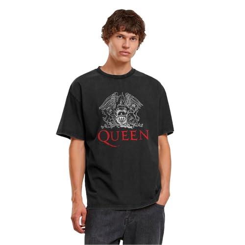 T-Shirt Queen Logo Vintage Washed Homme effet délavé et coupe ample