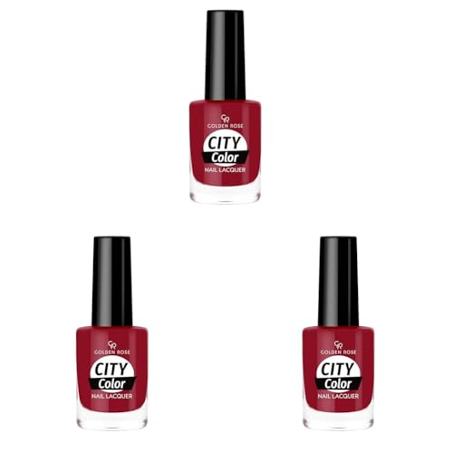 Golden Rose City Color Nail Lacquer Oje (No: 44) 3lü paket