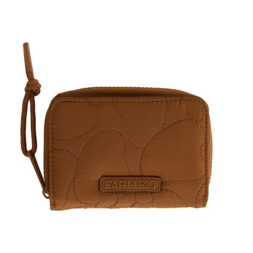 Carteira Farm Ziriguidum Puffer Marrom
