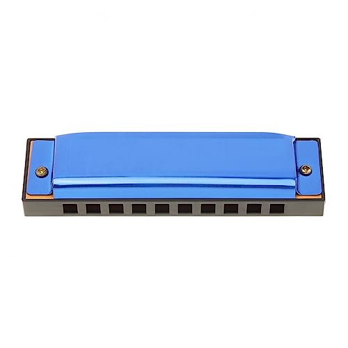 PacuM Harmonica par Instrument Clé 10 Trous 20 Tons Harmonica Clé C Orgue à Bouche for Débutant Harmonica (Color : Blu) - Les Beatles, Paul McCartney, John Lennon, RIngo Starr, George Harrison PacuM Harmonica par Instrument Clé 10 Trous 20 Tons Harmonica Clé C Orgue à Bouche for Débutant Harmonica (Color : Blu) – Image 3