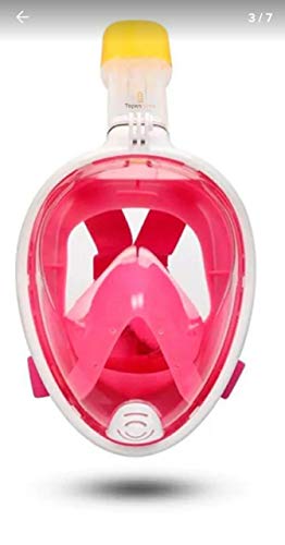 Mascara Mergulho Snorkeling Free Breath Revolutionary Gopro (ROSA)