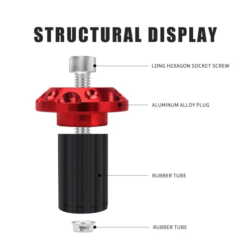 Empuñaduras de metal CNC para motocicleta con tapas de contrapeso antivibración y deslizadores 7