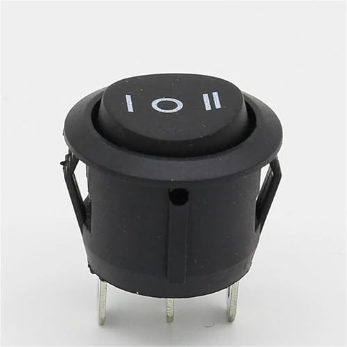 Interrupteur à bascule rond 3 broches ON-OFF-ON pour tableau 12V 230V