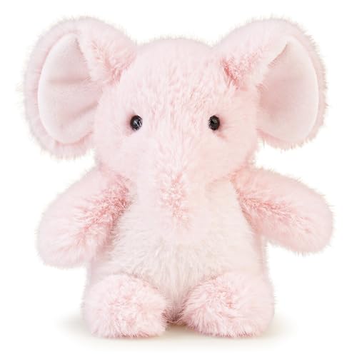 ABEARCAR Cute Elephant Plush Stuffed Animals 6" Soft Elephant Stuffed Plushies Pillow Birthday Christmas Valentine's Day Gifts for Kids Girlfriend