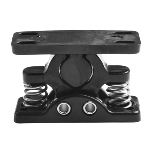 LuoAXINN Chiusura a Doppio Rullo con Fermo a Molla for Porta, Morsetto for Porta Camper, Fermo a Molla for Porta, Fermo a Rullo for Porta per armadi, Guardaroba e Ante di mobili(Black)