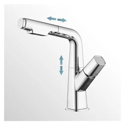 Grifo extraíble para lavabo que soluciona los problemas de espacio y salpicaduras 3