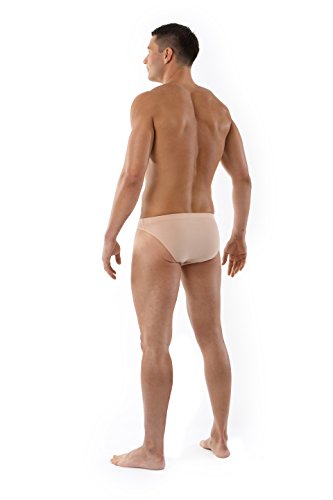 Men's Invisible Briefs Stretch Cotton Nude Beige, 2 Pack3