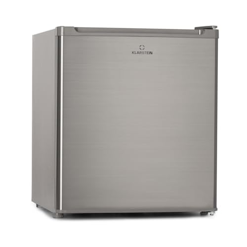 Klarstein Garfield Eco - 34 litre capacity, 4-star freezer, 117 kWh/year, 2 levels, 41 dB, removable grid, freestanding, space-saving, approx. 44 x 52 x 47 cm (WxHxD), silver