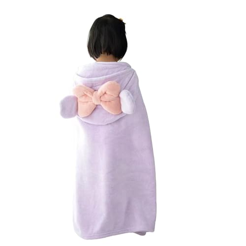 Batina de baño con capucha para niños, toalla con capucha para niños - Toalla de niños de dibujos animados para niños con capucha | Inicio de jardín de infantes cómodo de lana de natación con capa cal