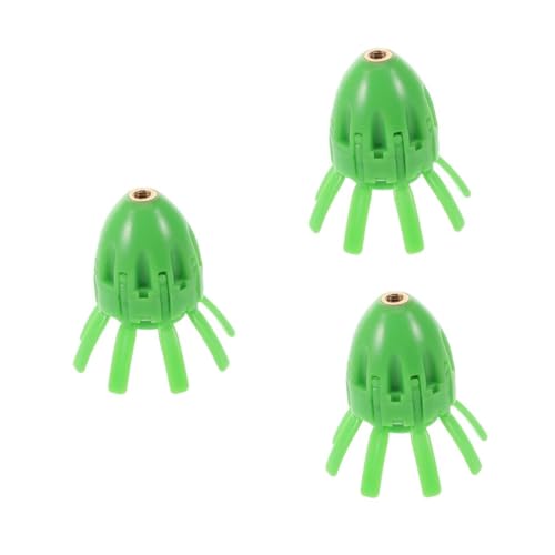 PRETYZOOM 3 Piezas Accesorios para Abridores Accesorios para Plantas Artificiales Cabeza De Flor De Bricolaje Accesorios Decorativos Cabeza De Flor Falsa El Plastico