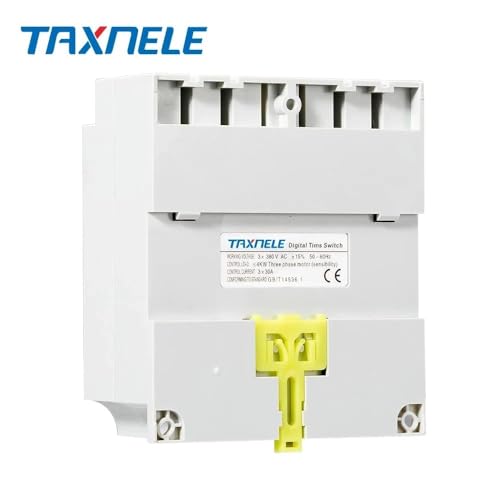 Image of MAXWELL 3‑Phase Digital Time Switch | Weekly Programmable | LCD Display |Flush Mount | 230V