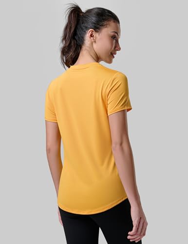 Image of 5 Pack Women's Quick Dry Short Sleeve T Shirts, Athletic Workout Tee Tops for Gym Yoga Running