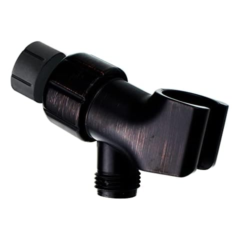 YOO.MEE Adjustable Handheld Shower Head Bracket, Fits for Wall Mounted Shower Arm, Large Angle Adjustable Shower Holder, Oil Rubbed Bronze Cover
