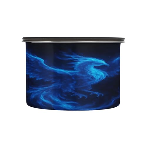 Contenedor de café hermético acero inoxidable 17oz azul