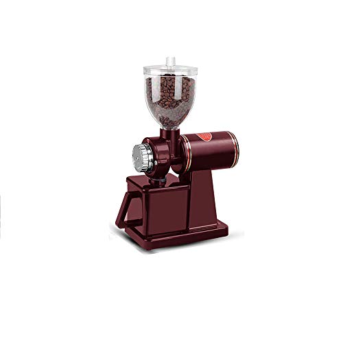 Kaffeemaschine, Digital Kaffeemaschine Mit Cone Mahlwerk, Elektrische Kaffeemühle, Bean Grinder, Pulverisator (Rot),Rot