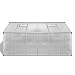 Tidyard Invernadero Caseta con Marco Base,Invernadero de Jardín Policarbonato Transparente,Construcción de Aluminio...
