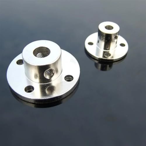 Coupleur d'arbre rigide de 7mm en acier forgé pour raccordement de moteur synchrone - 4