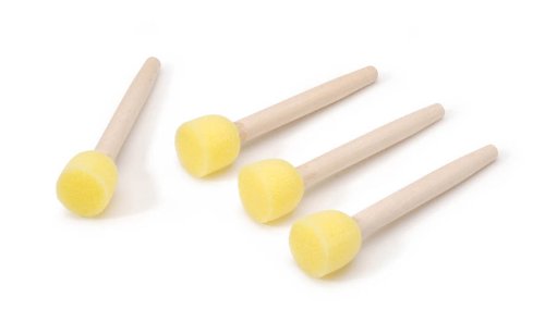 Darice 1208-66 Foam Stencil Brush Value Pack, Small