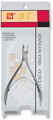 Cuticle Nipper (Stainless Steel) (7mm (Large) Double Spring)