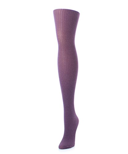 MeMoi Girls' Essential Ribbed Heather Nylon Tights4