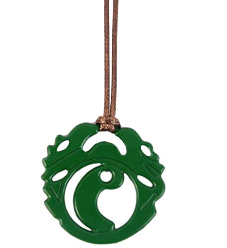 Lara Necklace Croft Green Pendant Fancy Accessories Cosplay Props Xcoser4