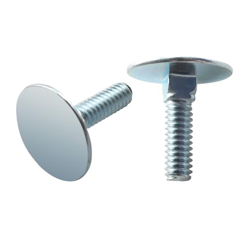 Image of 10 Pcs 014973239619 Elevator Bolts, 1 /4-20 x 1 Flat Head Bolt, Zinc - Rust Resistant