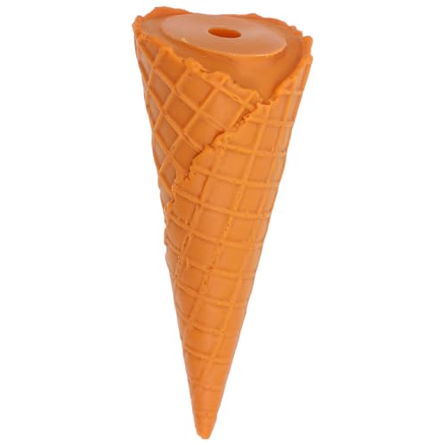 VOSAREA Artificial Ice Cream Cone Model Simulated Ice Cream Dessert Display Props Fake Food Cone for Home Kitchen Cabinet Showcase Decoration Photography Props