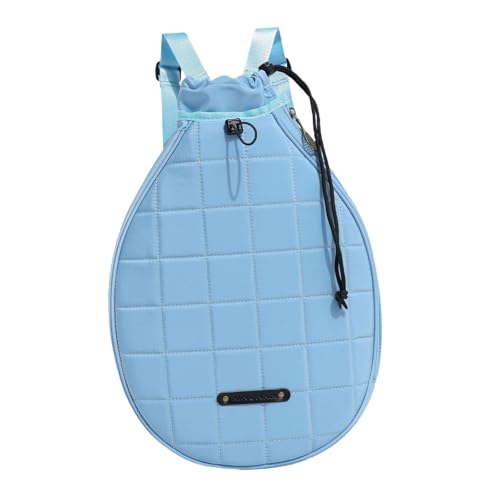Tennis Backpack,Tennis Racket Bag,Racket Carry Bag,Polyester Women Portable Shoulder Bag,Crossbody Bag, Blue