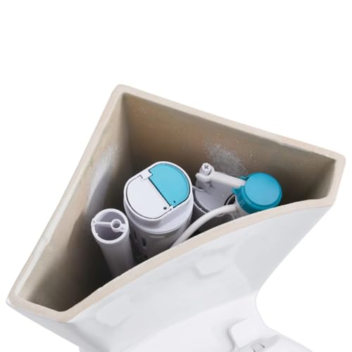 Home & Garden-WC Keramik-WC Badezimmer Eck-WC Weiß-Möbelwahl – Bild 8