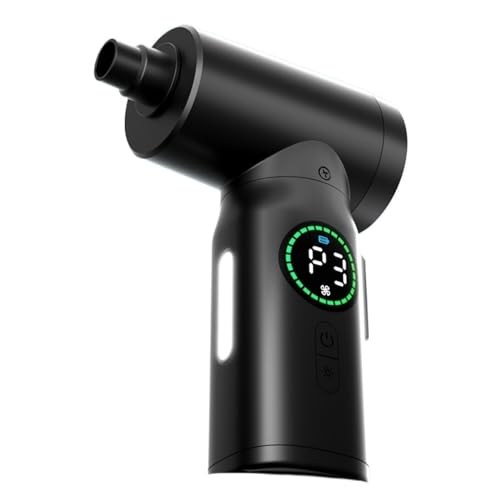 CCZRD Potente Pistola De Soplado Aire Manual Inalámbrica 7500mAh, Mini Aspiradora 2 En 1, Sopladores Plumero Inalámbricos, Accesorios For Coche Limpieza Fácil Rápida Diversos Escenarios
