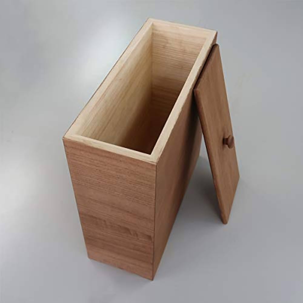 Amazon｜桐米びつ スリムタワー 10kg用 印籠柿渋 新潟県加茂製