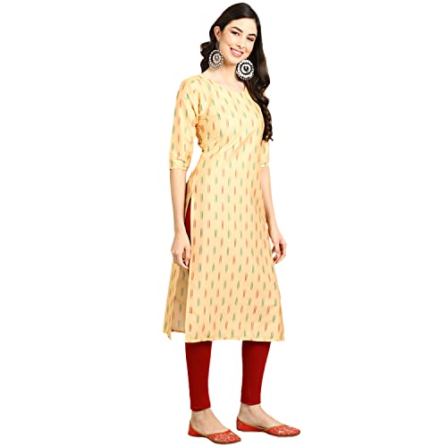 Image of Pinkmint Women's Crepe Digital Print Straight Kurta